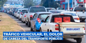 Tráfico vehicular, el dolor de cabeza del transporte público