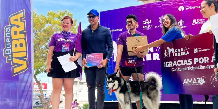 Con éxito se realizó la canrrera 5 kilómetros en Mazatlán, organizada por grupo Buena Vibra y apoyada por Imju