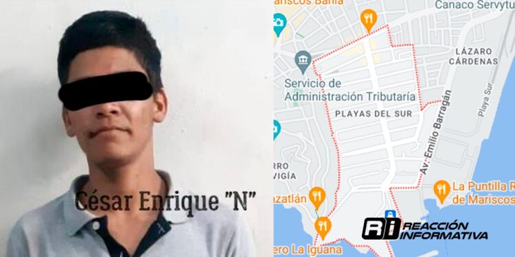 Por presunto robo a comercio, detienen a sujeto en Playa Sur, en Mazatlán