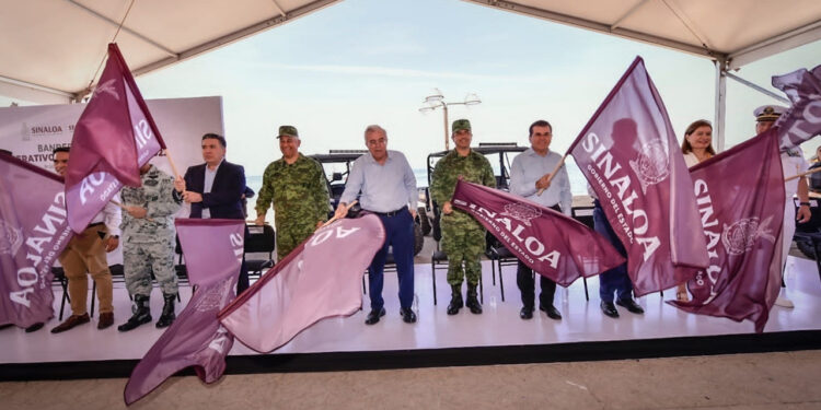 Arranca Operativo Semana Santa 2023, dan en Mazatlán banderazo estatal a las acciones de seguridad