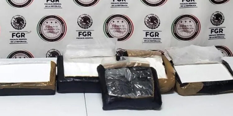 FGR detiene a dos choferes de autobús que transportaban fentanilo y heroína en Sonora