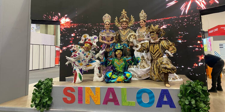 Reinas del Carnaval de Mazatlán presentes en la 47 edición del Tianguis Turístico