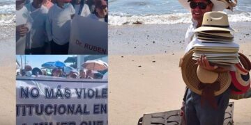¡Alzan la voz! Vendedores de playa se manifiestan