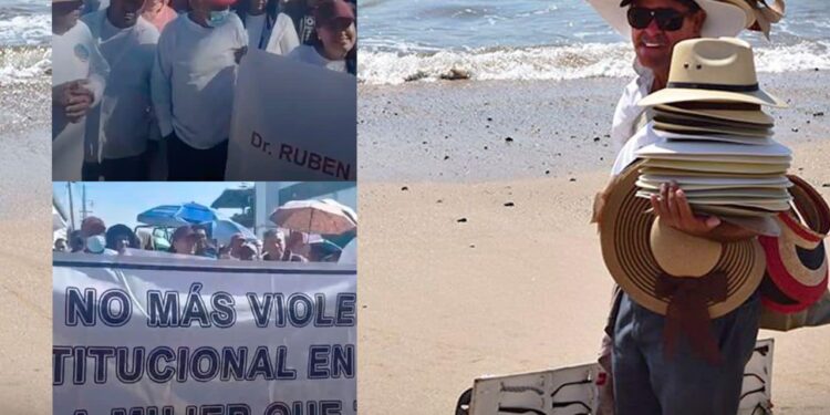 ¡Alzan la voz! Vendedores de playa se manifiestan