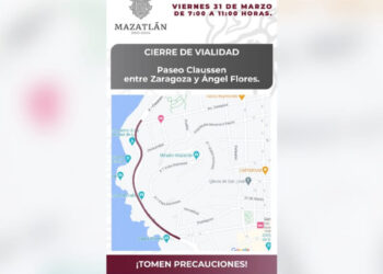 Por presentación de operativo Semana Santa cerrarán paso vial en Paseo Claussen.