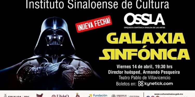 Anuncia ISIC nueva fecha para el concierto “Galaxia sinfónica” con la OSSLA