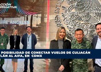 Está abierta la posibilidad de conectar vuelos de Culiacán y Mazatlán al AIFA, en CDMX