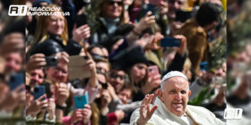 El papa Francisco participó en la misa de Domingo de Ramos en la Plaza de San Pedro