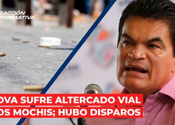 Malova sufre altercado vial en Los Mochis; hubo dispar