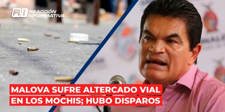 Malova sufre altercado vial en Los Mochis; hubo dispar