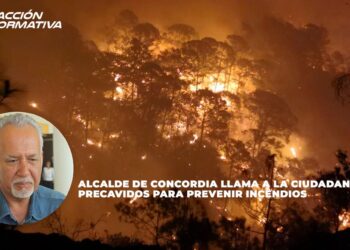 Alcalde de Concordia llama a la ciudadanía a ser precavidos para prevenir incendios