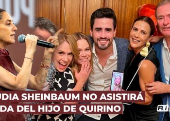 Claudia Sheinbaum NO asistirá a boda del hijo de Quirino; llega el domingo a Mazatlán