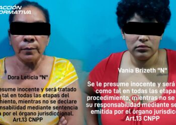 Agentes de la Policía Municipal detienen a dos mujeres por la probable participación en el delito de lesiones dolosas, robo y agresión a servidores públicos