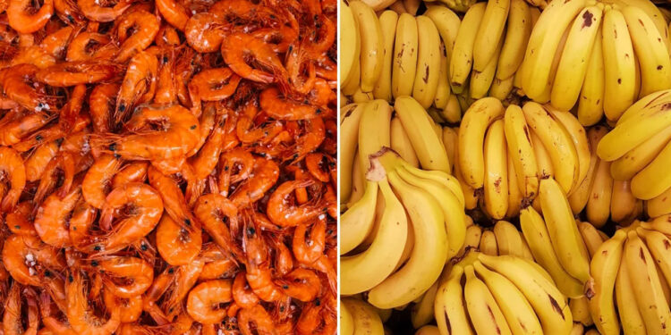 Negociaciones entre Ecuador y México, “paralizadas” por el camarón y el plátano