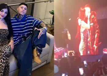 Santa Fe Klan y Karely Ruiz se BESAN en MACROFEST Monterrey