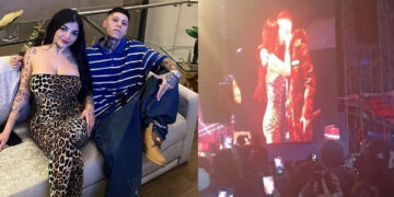 Santa Fe Klan y Karely Ruiz se BESAN en MACROFEST Monterrey