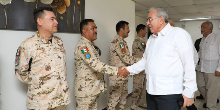 Reconoce Rocha el apoyo de la Guardia Nacional en seguridad pública