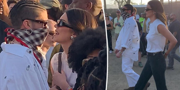 Bad Bunny y Kendall Jenner muestran su amor en Coachella