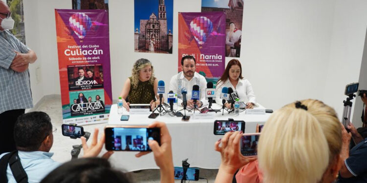 Presentan en Mazatlán el Primer Festival del Globo en Culiacán, del 29 al 30 de abril