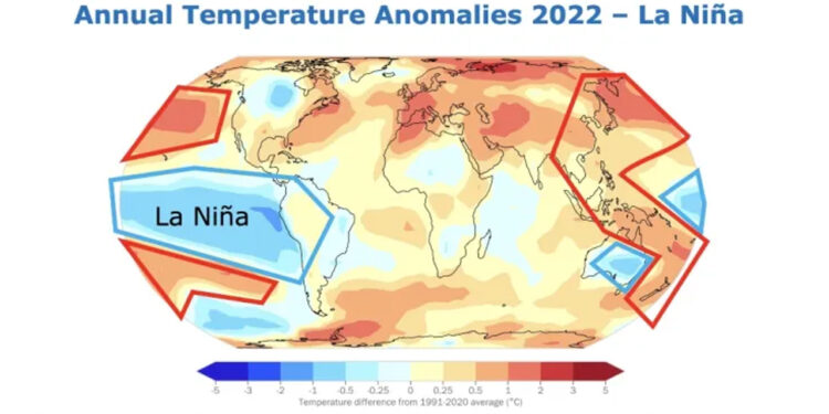 Temperatura global sube 1.15ºC de 2015 a 2022; es el periodo más caluroso registrado