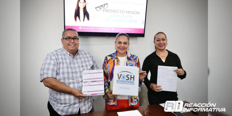Anuncian Gobierno Municipal y Sistema DIF Mazatlán entrega de 3 mil lentes graduados sin costo, por parte de Vosh Northwest