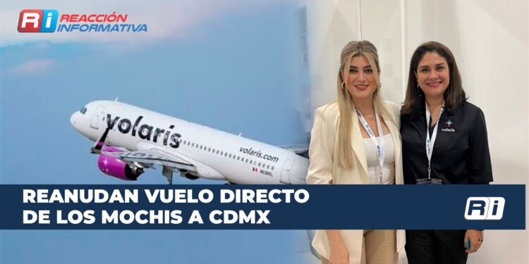 ¡Directo y sin escalas regresa vuelo LMM-CDMX!