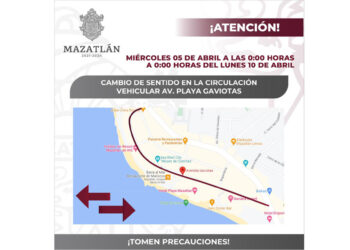 Avenida Gaviotas cambiará sentido a la circulación a partir del día miércoles