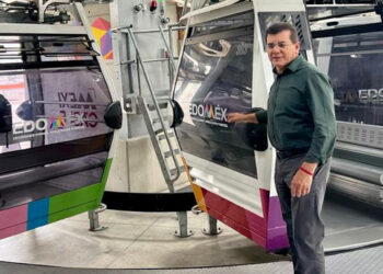 Visita Edgar González Mexicable, en el Estado de México