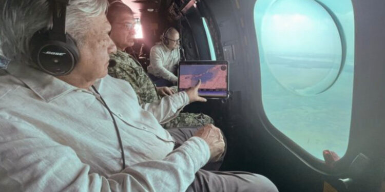 López Obrador concluye supervisión del tramo cinco del Tren Maya