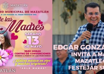 Edgar González invita a mamás Mazatlecas a festejar su día