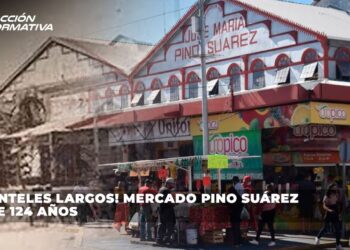 ¡De manteles largos! Mercado Pino Suárez cumple 124 años