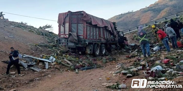 Volcadura de camión en Nayarit deja saldo de 8 personas muertas y 10 lesionadas