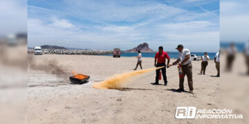 Coordinación de Protección Civil brinda capacitación en atención de incendios a personal del Instituto Nacional de Migración