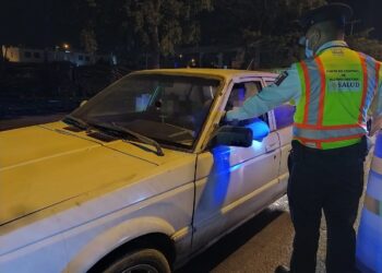 Sanciona operativo Alcoholímetro a 64 personas durante fin de semana largo