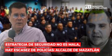 Estrategia de seguridad no es mala; hay escasez de policías: Alcalde de Mazatlán
