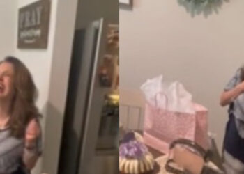 Mamá casi llora al ver que le regalaron boletos para ir al concierto de Luis Miguel