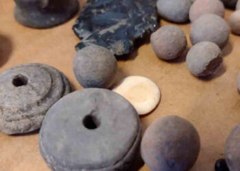 GN asegura posibles piezas de origen arqueológico