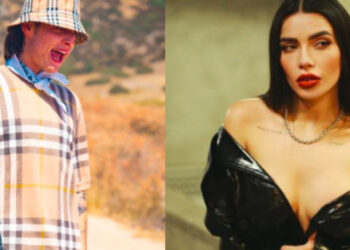 ¿Nuevo romance? Peso Pluma besa a misteriosa mujer y fans afirman que es Dania Méndez