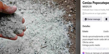 Venden ceniza del Popocatépetl ‘recién caída del cielo’ en 11 mil pesos: ¿Para qué sirve?