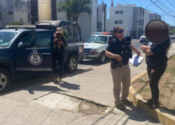 Elementos del Grupo UNEPREVIF y Policías de Investigación del Estado localizan a Turista de Durango desaparecida en Mazatlán