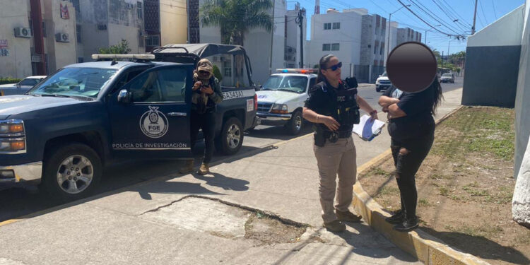 Elementos del Grupo UNEPREVIF y Policías de Investigación del Estado localizan a Turista de Durango desaparecida en Mazatlán