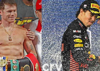 López Obrador felicita a ‘Canelo’ por su triunfo y a ‘Checo’ por su carrera en Miami