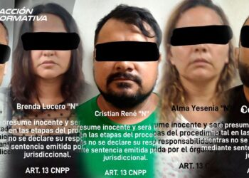 Agentes de la Policía Municipal lograron la detención de seis personas por la probable participación en el delito de robo a comercio