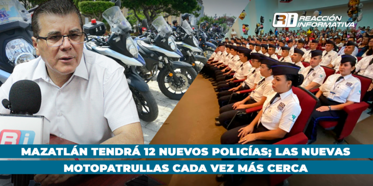 Mazatlán tendrá 12 nuevos policías; las nuevas motopatrullas cada vez más cerca