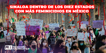 SINALOA dentro de los diez estados con más FEMINICIDIOS en México