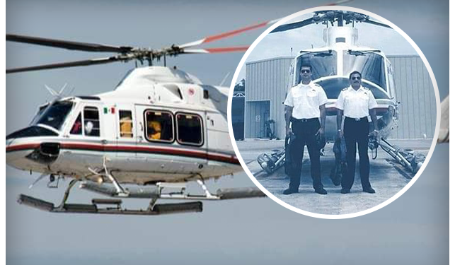SEMAR encuentra cuerpos de los pilotos de helicóptero que se desplomó
