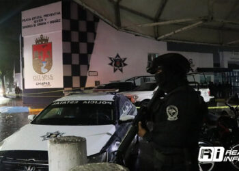 Lanzan explosivo a sede de policía estatal en Tapachula, Chiapas