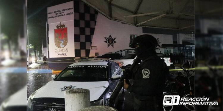 Lanzan explosivo a sede de policía estatal en Tapachula, Chiapas