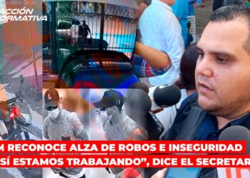 SSPyTM reconoce alza de robos e inseguridad en Mazatlán; “pero sí estamos trabajando”, dice el Secretario