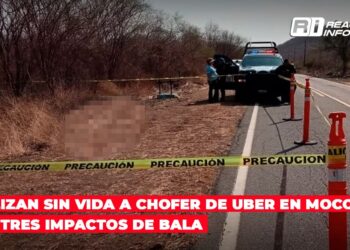 Localizan sin vida a chofer de Uber en la carretera Pericos-Badiraguato; tenía tres impactos de bala